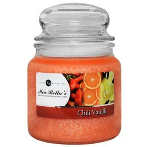 Chili Vanilli Mia Bellas 16 oz Natural Palm Wax Candle